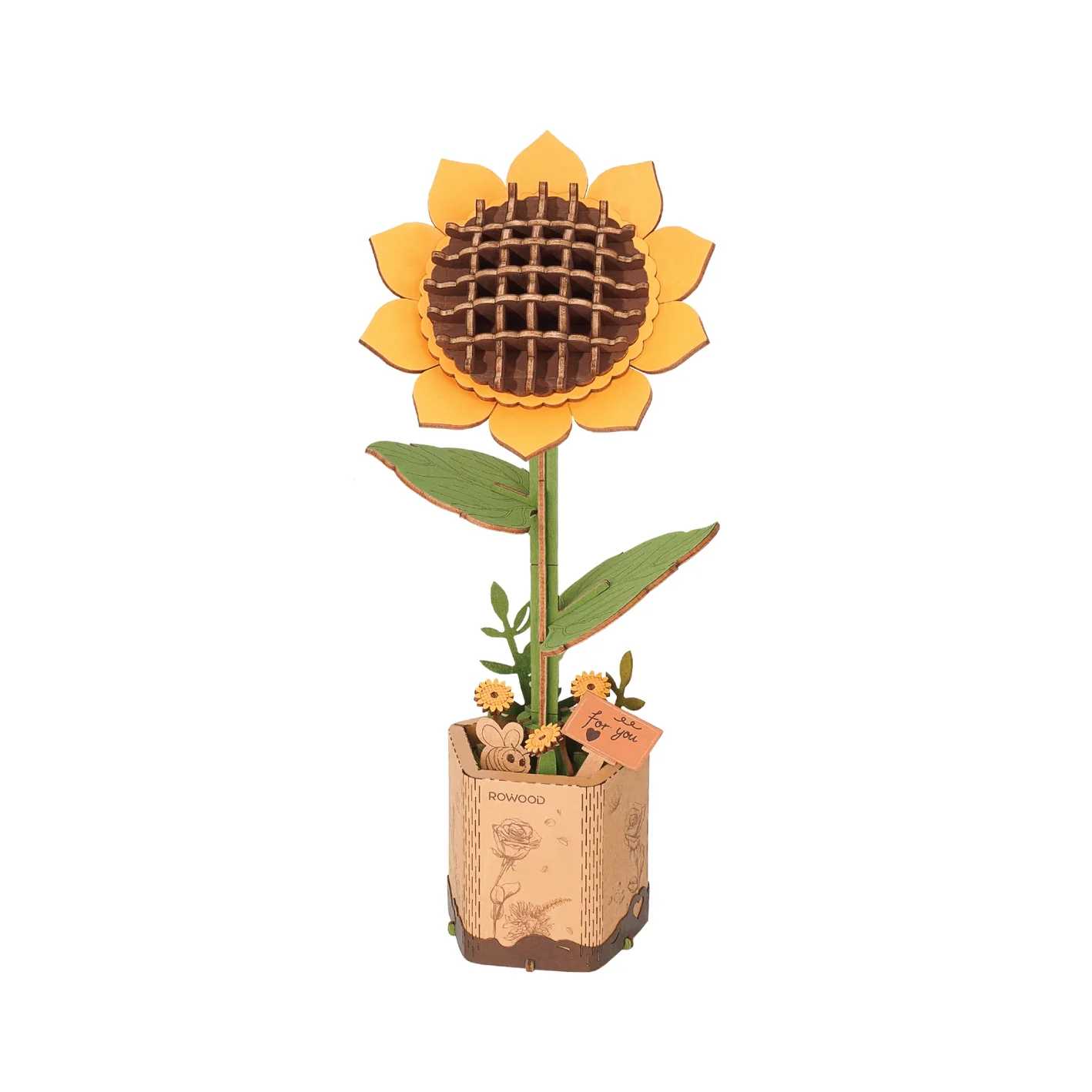 3D Wooden Flower Puzzles - Image 9