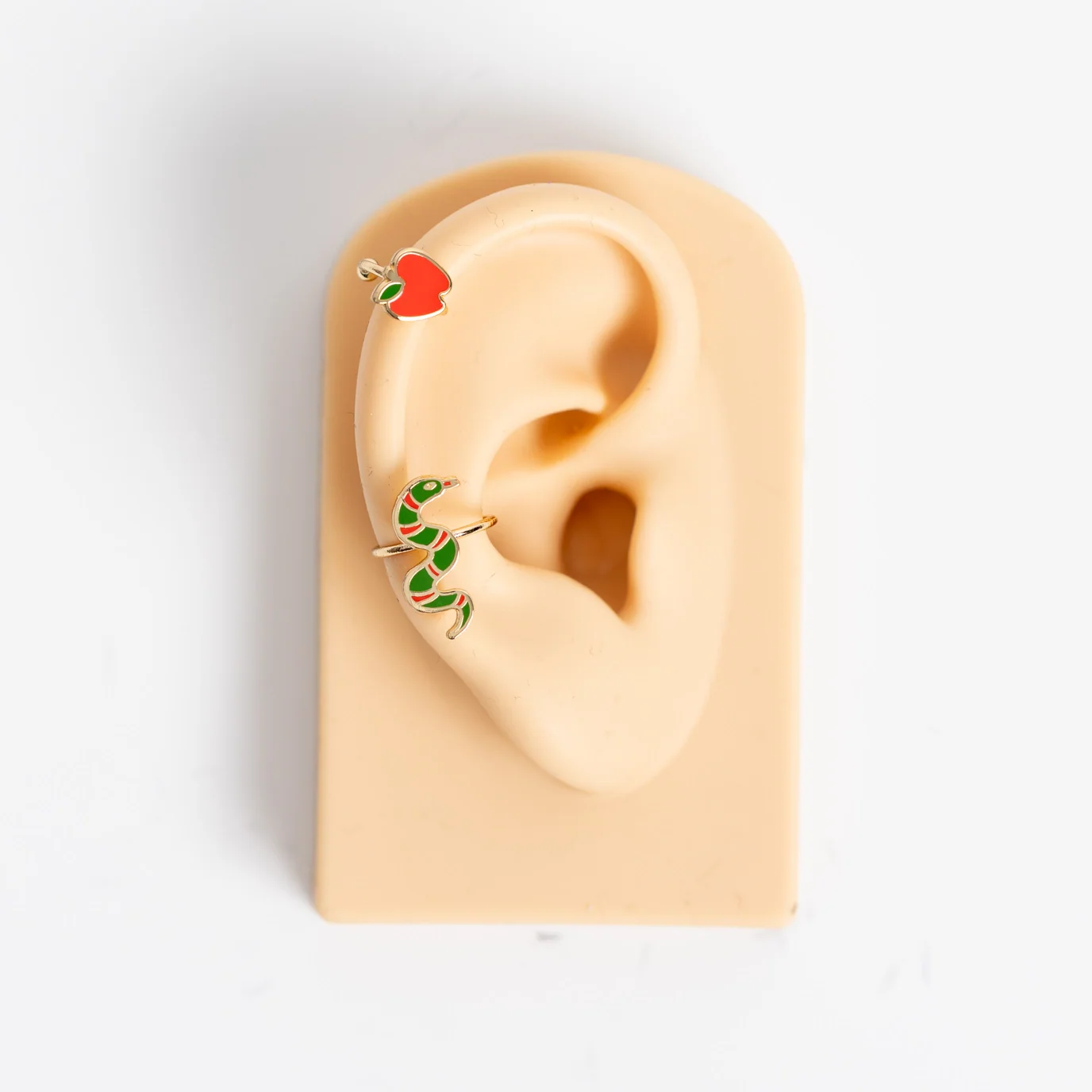 Apple & Snakes Ear Cuffs - Image 2