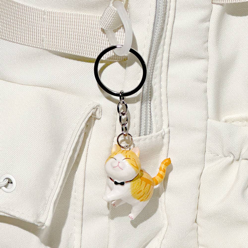 Best Friend Cat Figure Keyring - Image 3