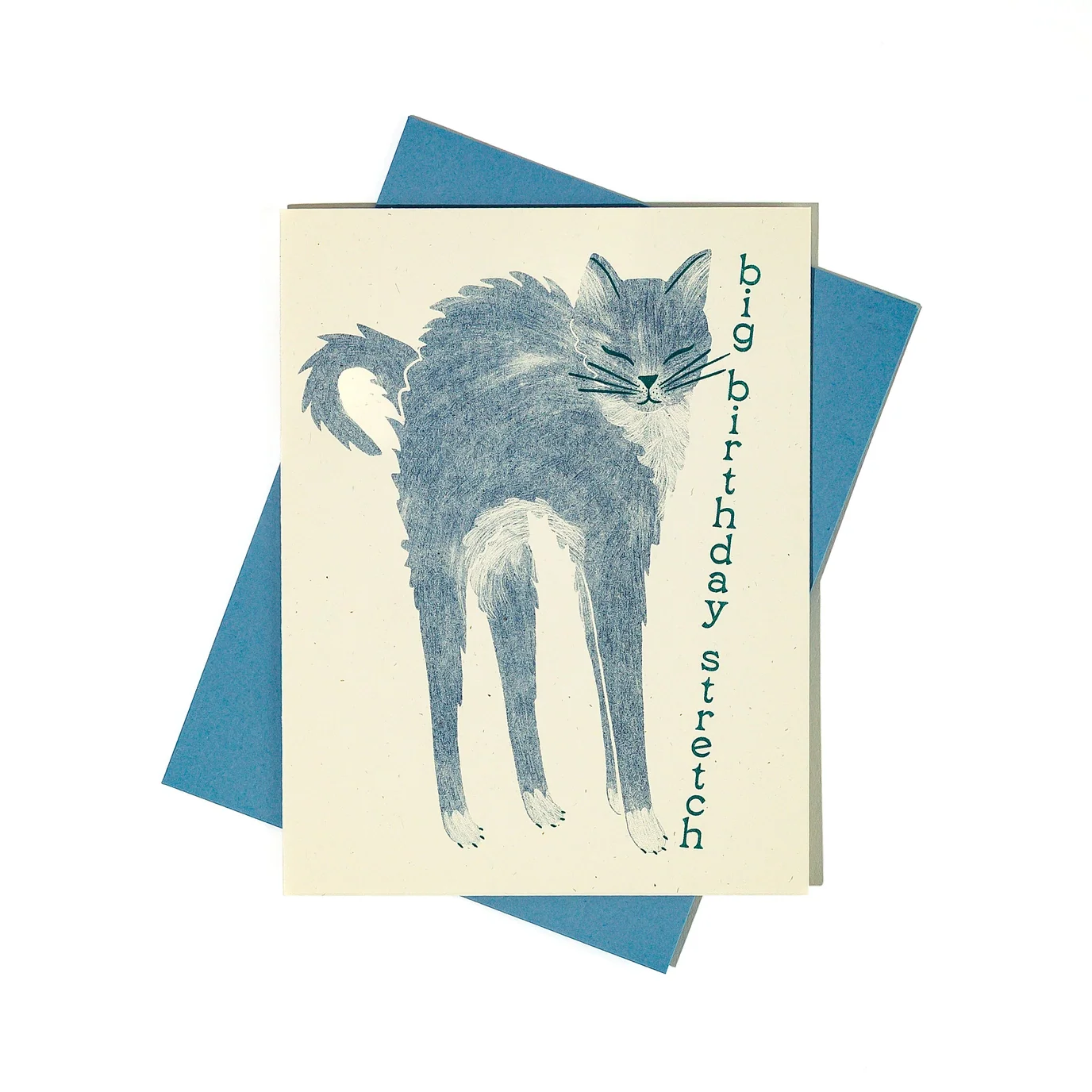 Big Birthday Stretch Risograph Card