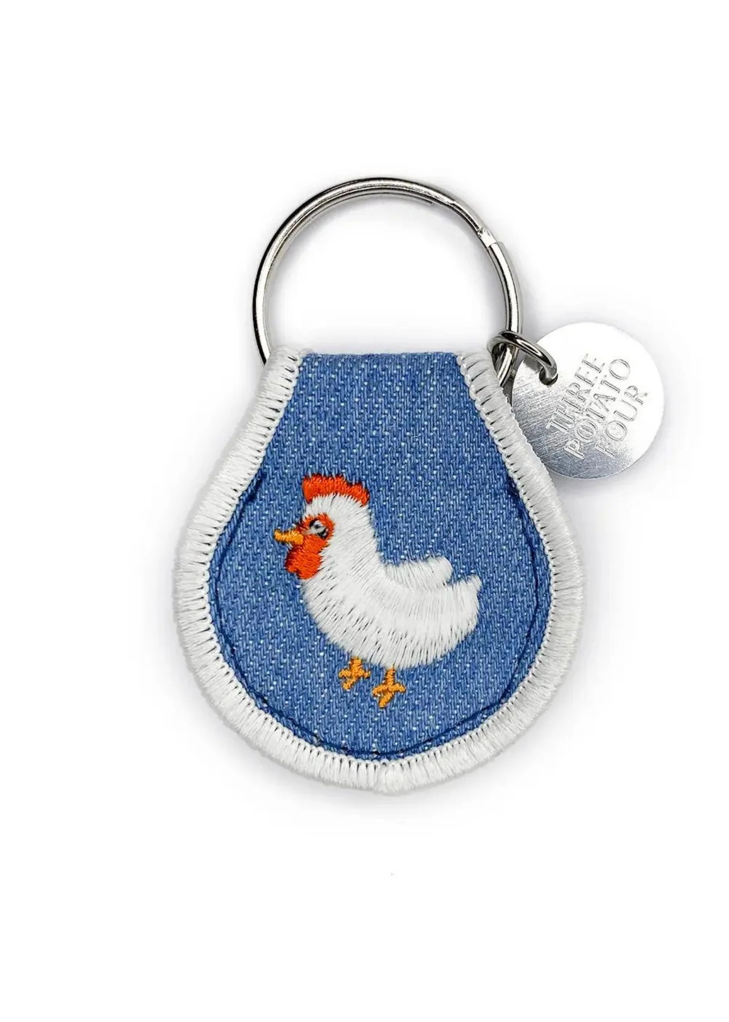 Chicken Patch Keychain