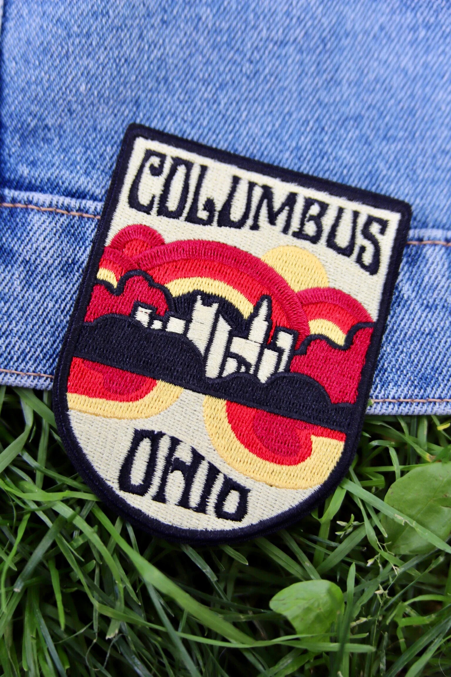 Columbus Iron On Patch
