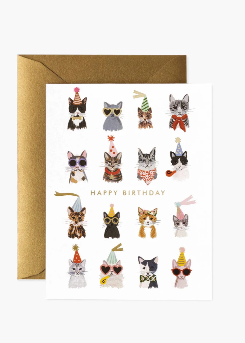 Cool Cats Birthday Card