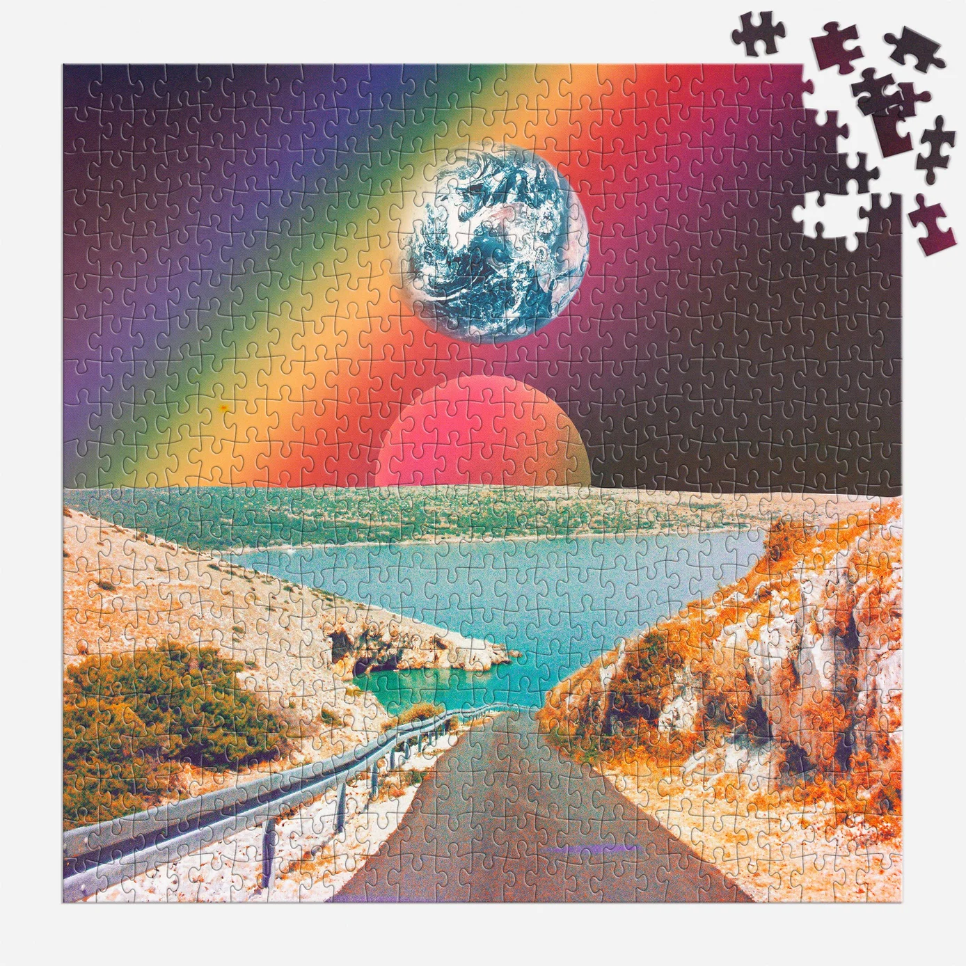 Cosmic Rainbow 500 Piece Puzzle - Image 2