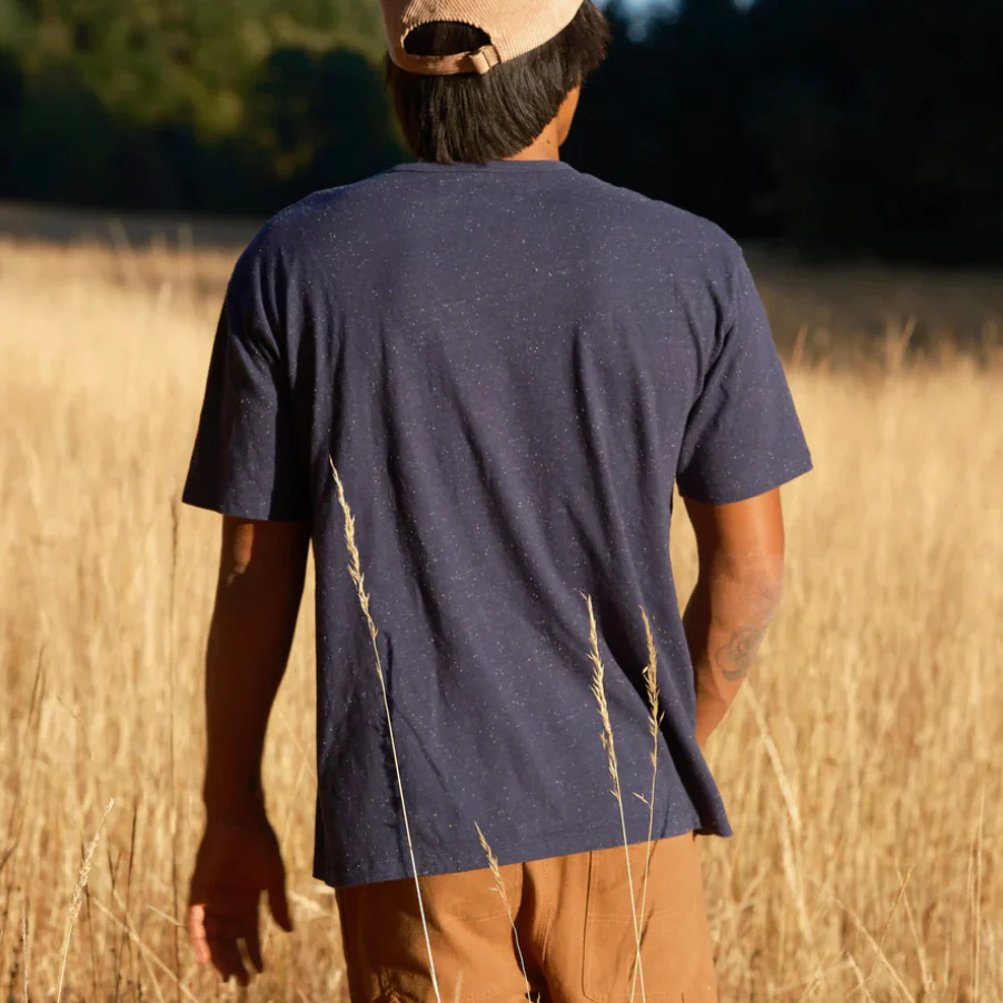 Cosmos Tee - Navy Indigo - Image 3