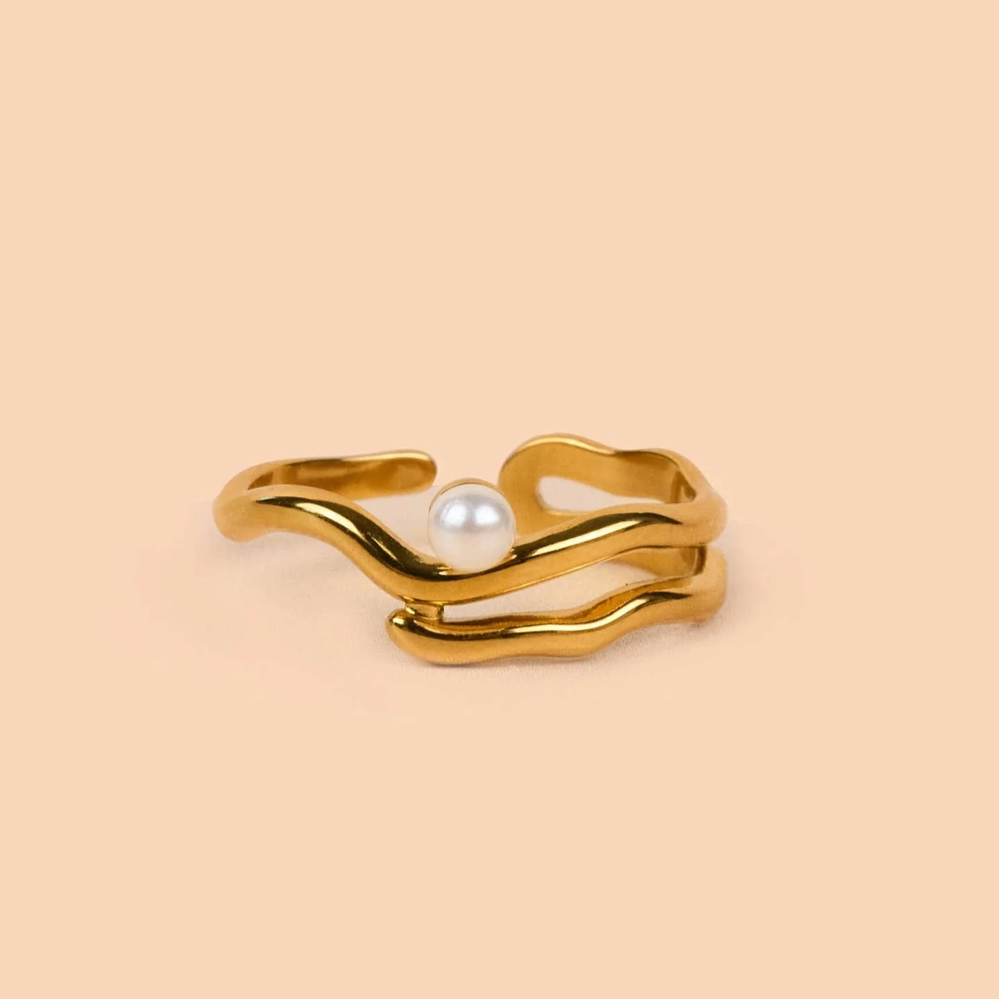 Cove Ring- 18K Gold Plated