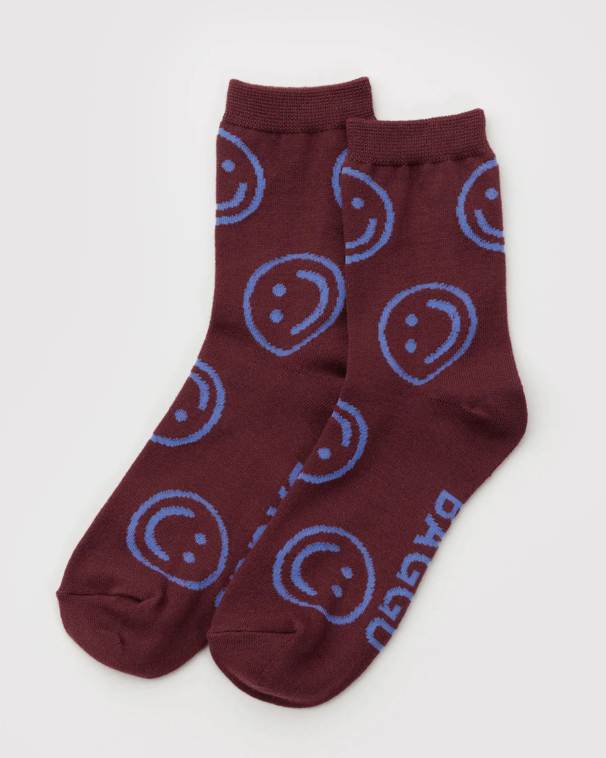 Crew Sock- Mahogany Happy - Image 2