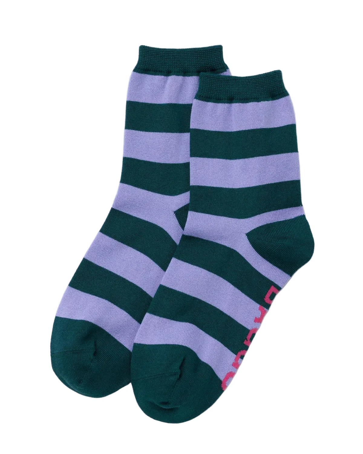 Crew Sock - Malachite Stripe