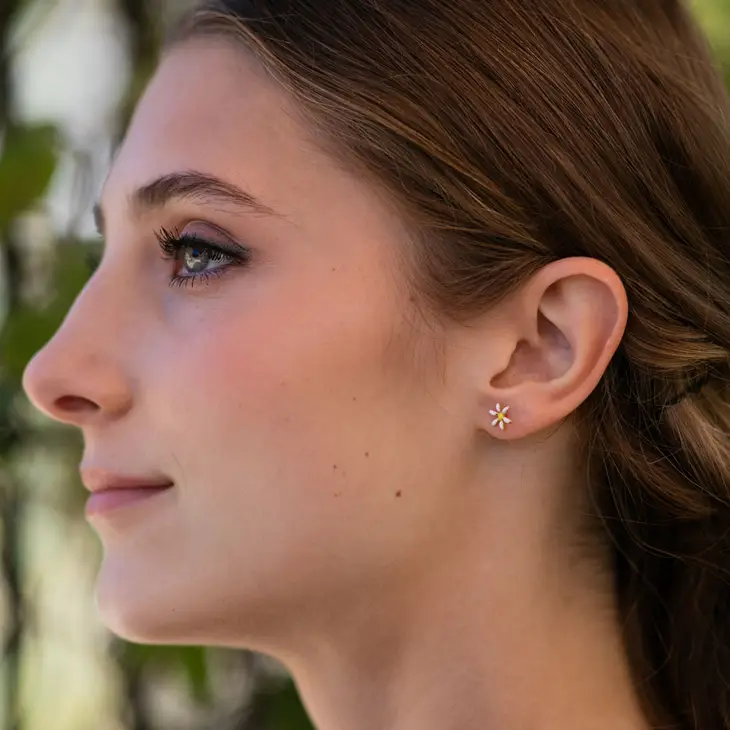 Daisy Stud Earrings - Image 3