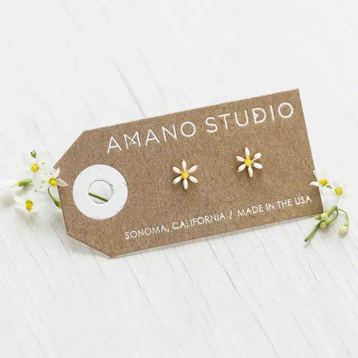 Daisy Stud Earrings - Image 4