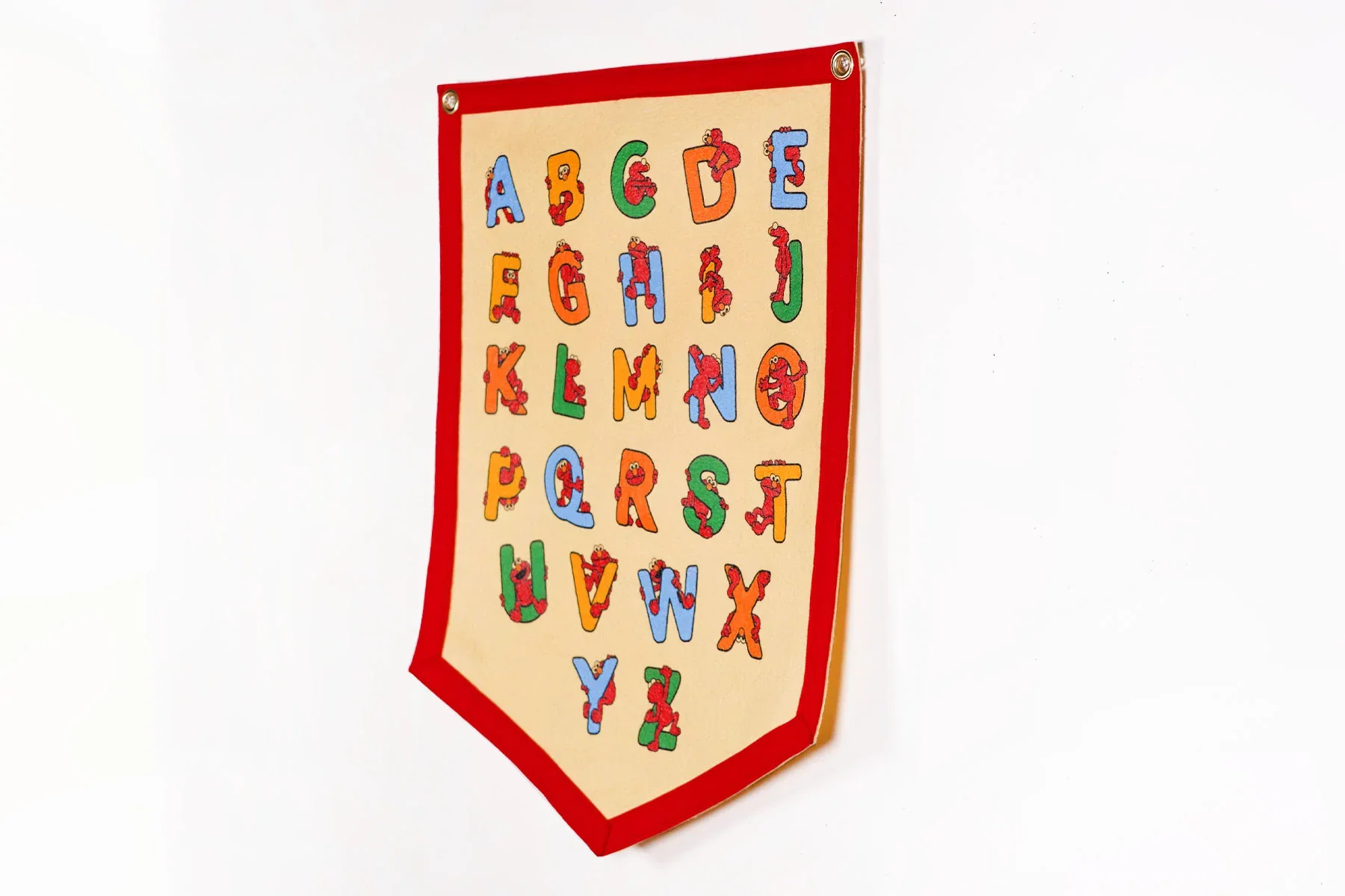 Elmo Alphabet Camp Flag