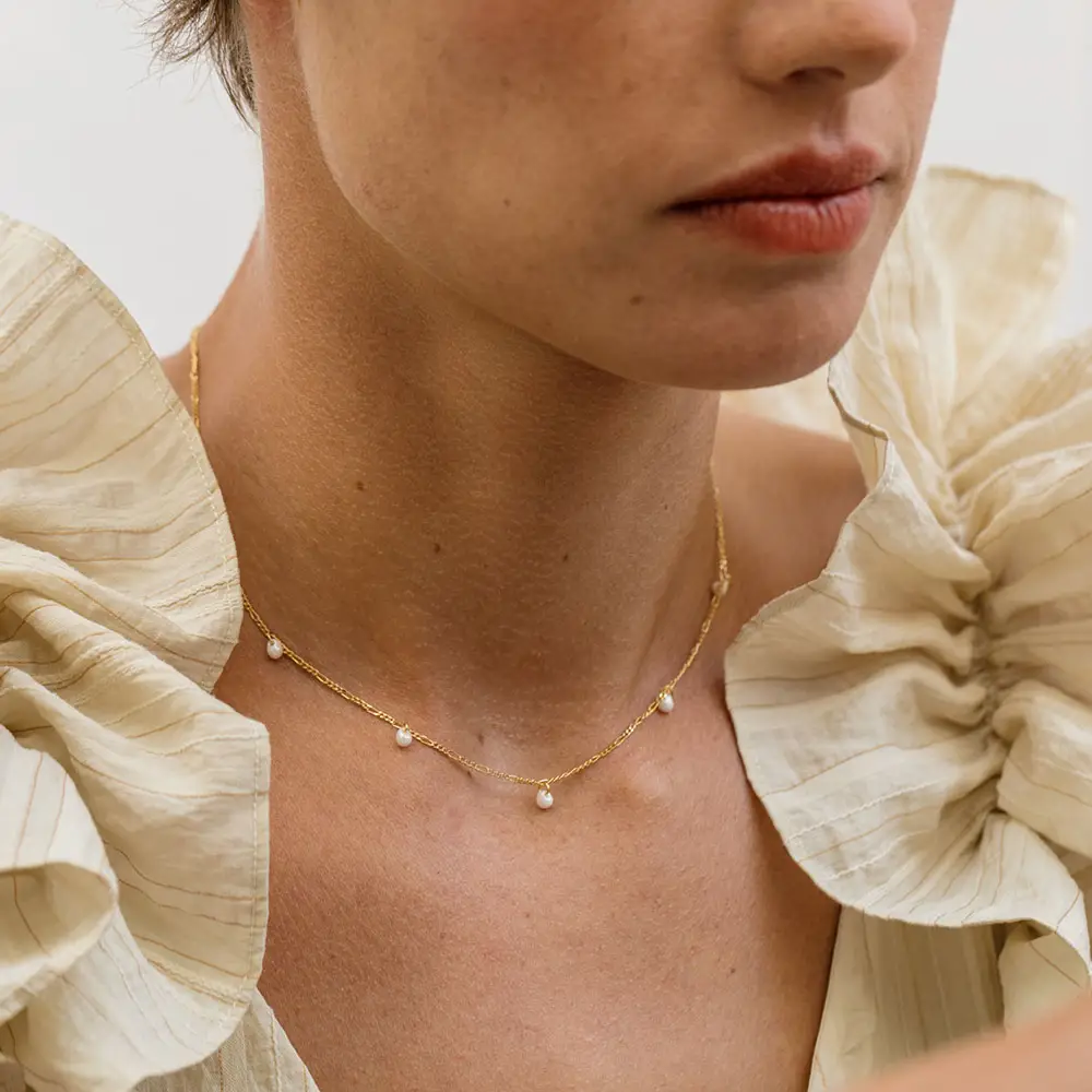 Five Graces Pearl Necklace - Image 3
