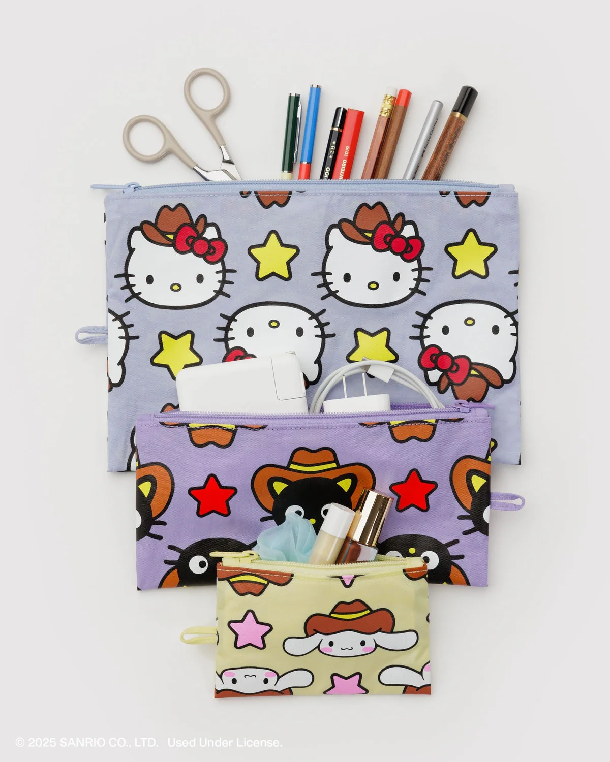Flat Pouch Set- Hello Kitty + Friends Western - Image 2