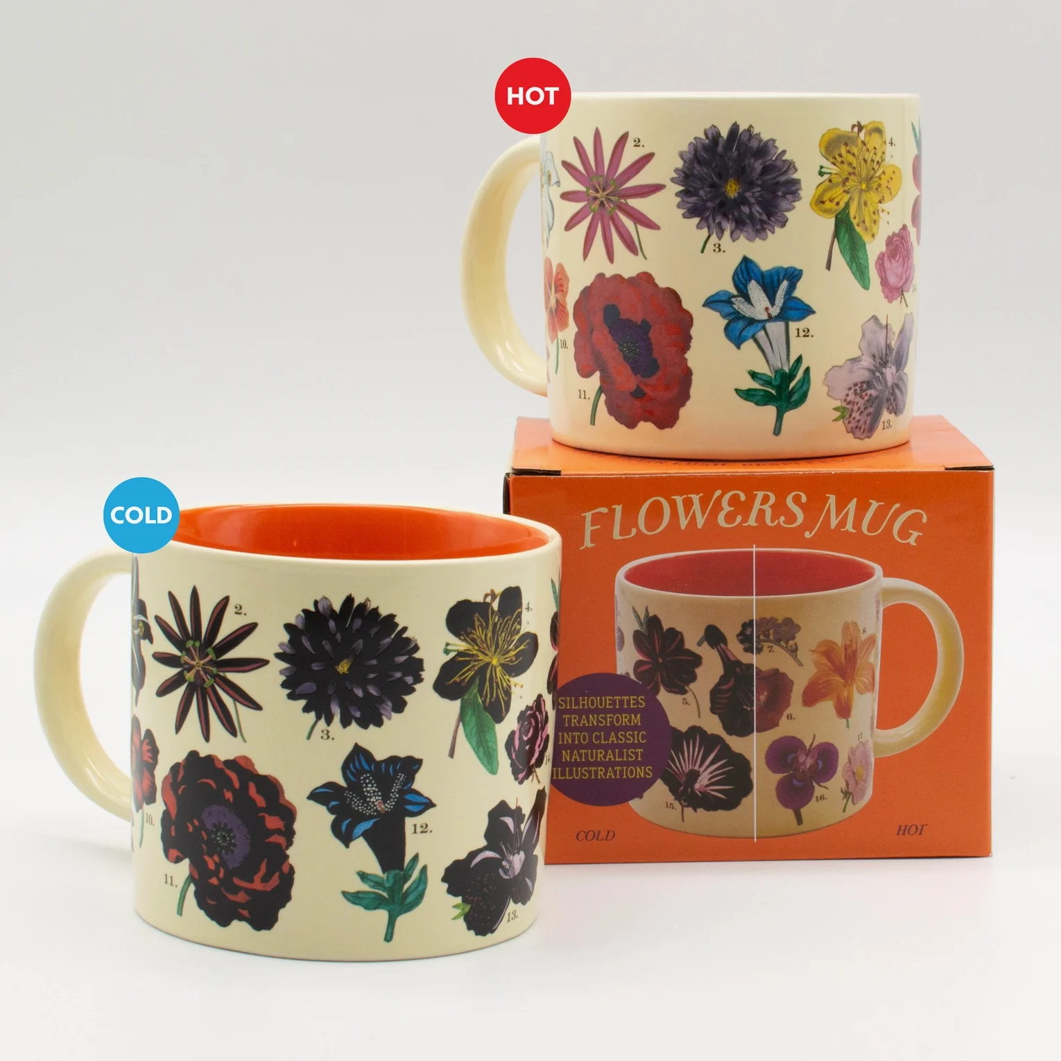 Flowers Heat Changing Mug