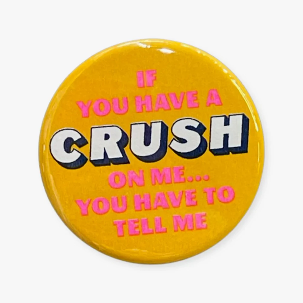 If You Have A Crush On Me...Button