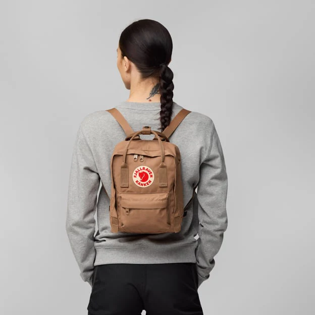 Kanken Mini - Sky Blue/Light Oak - Image 4