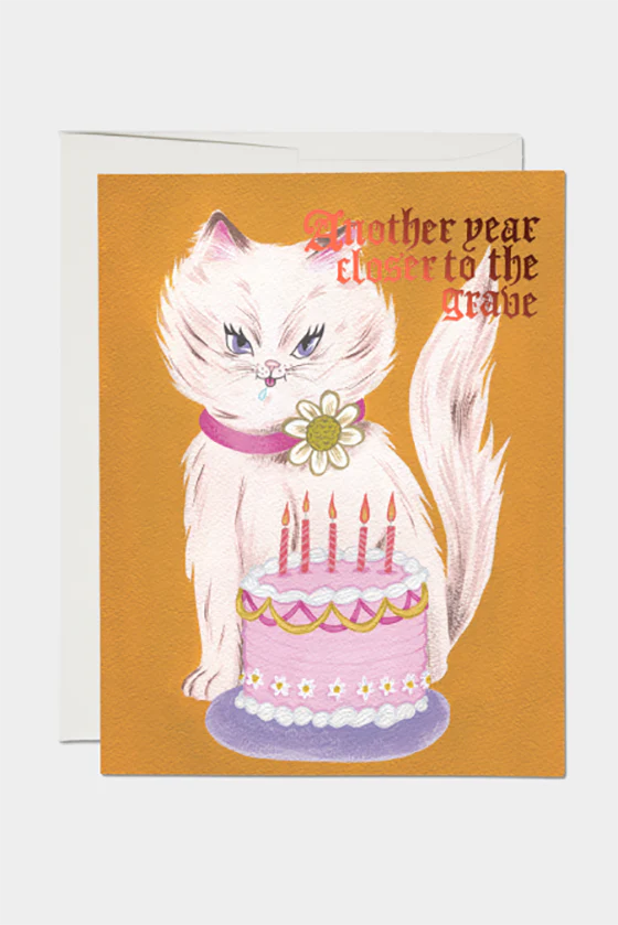 Kitty and Cake Foil Card