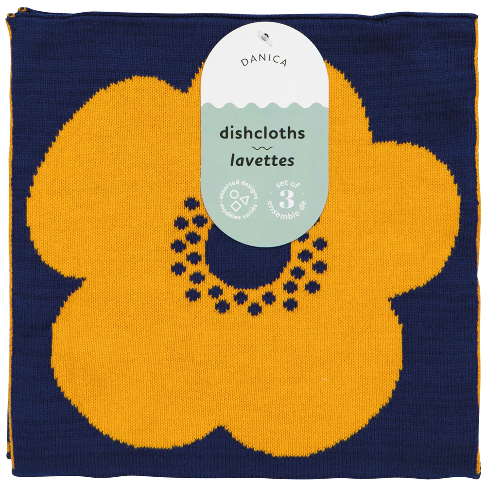 Knit Dish Cloth Poppy Set - Image 7