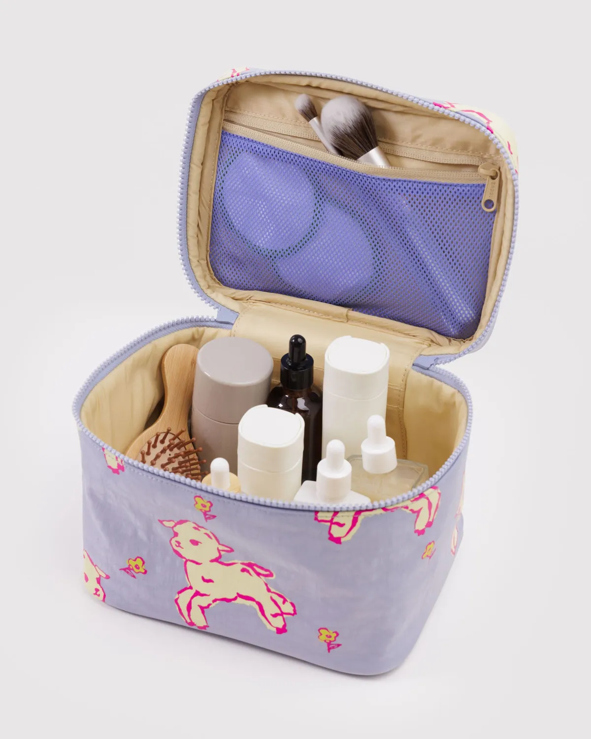 Large Cosmetic Case - Lambs - Image 2