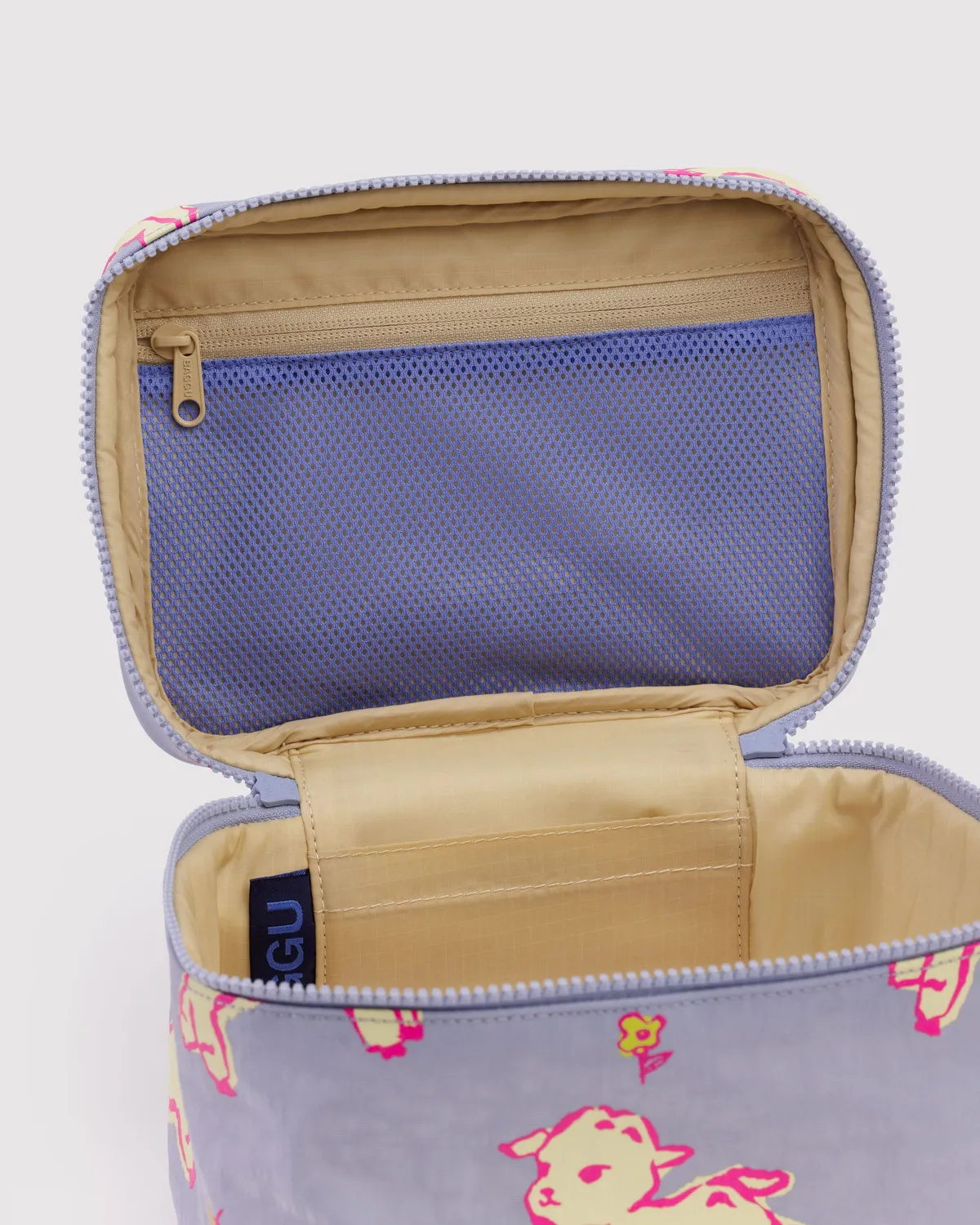 Large Cosmetic Case - Lambs - Image 3