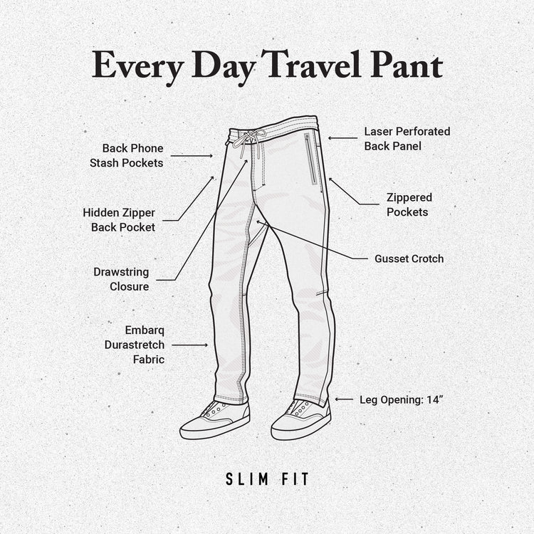 Layover Traveler Pant- Dark Khaki - Image 8