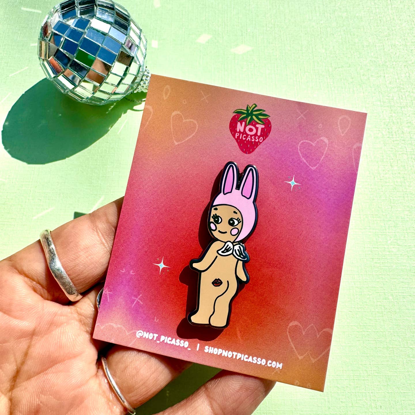 Love Bunny Enamel Pin