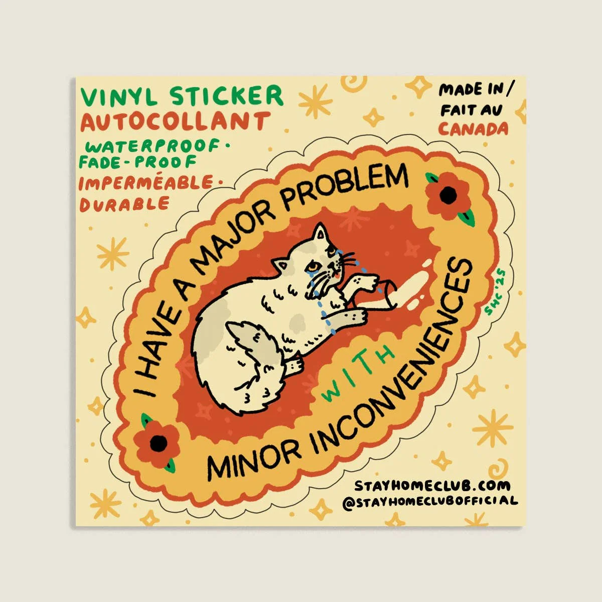 Major Problem Sticker