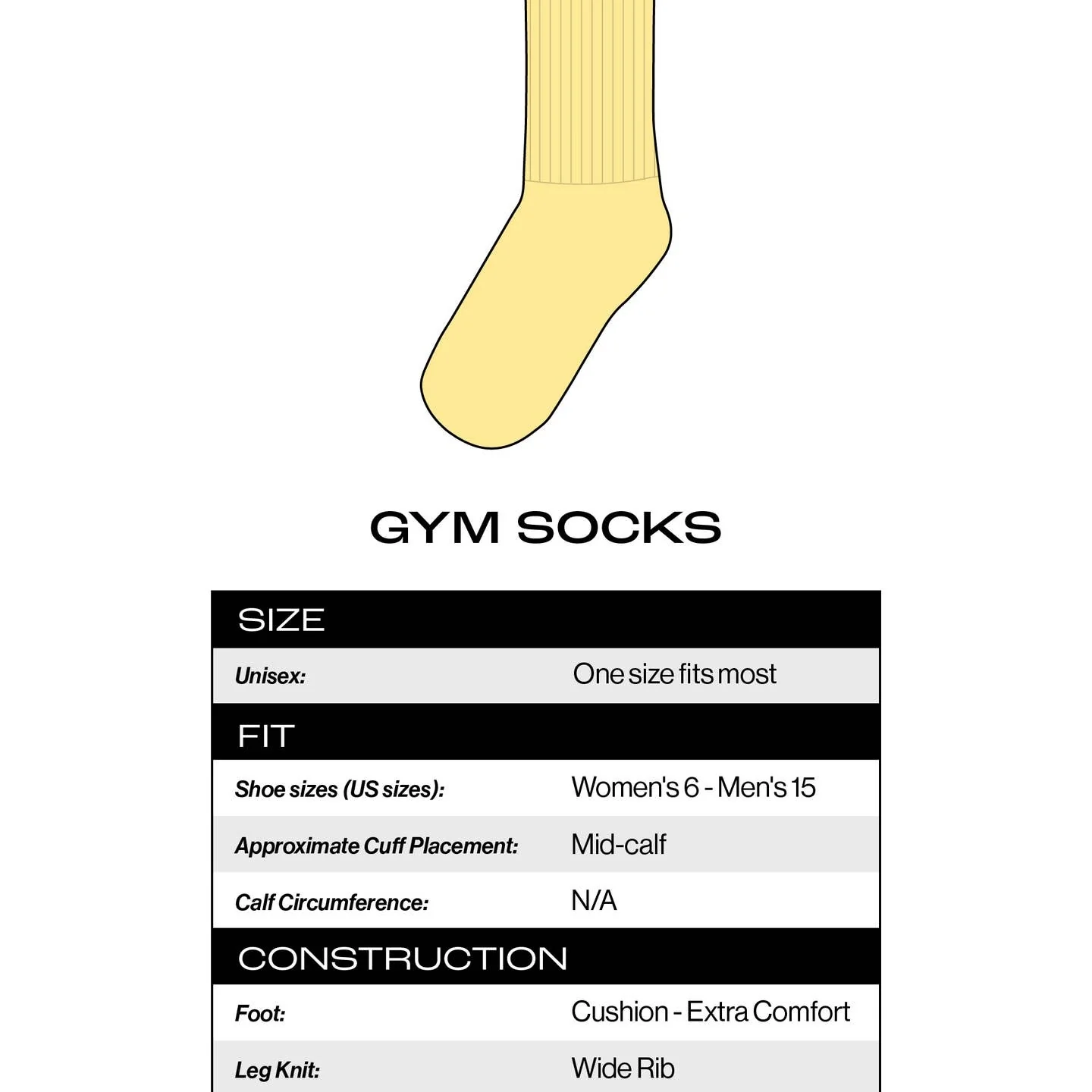 My Cat is My Therapist Gym Crew Socks - Image 2