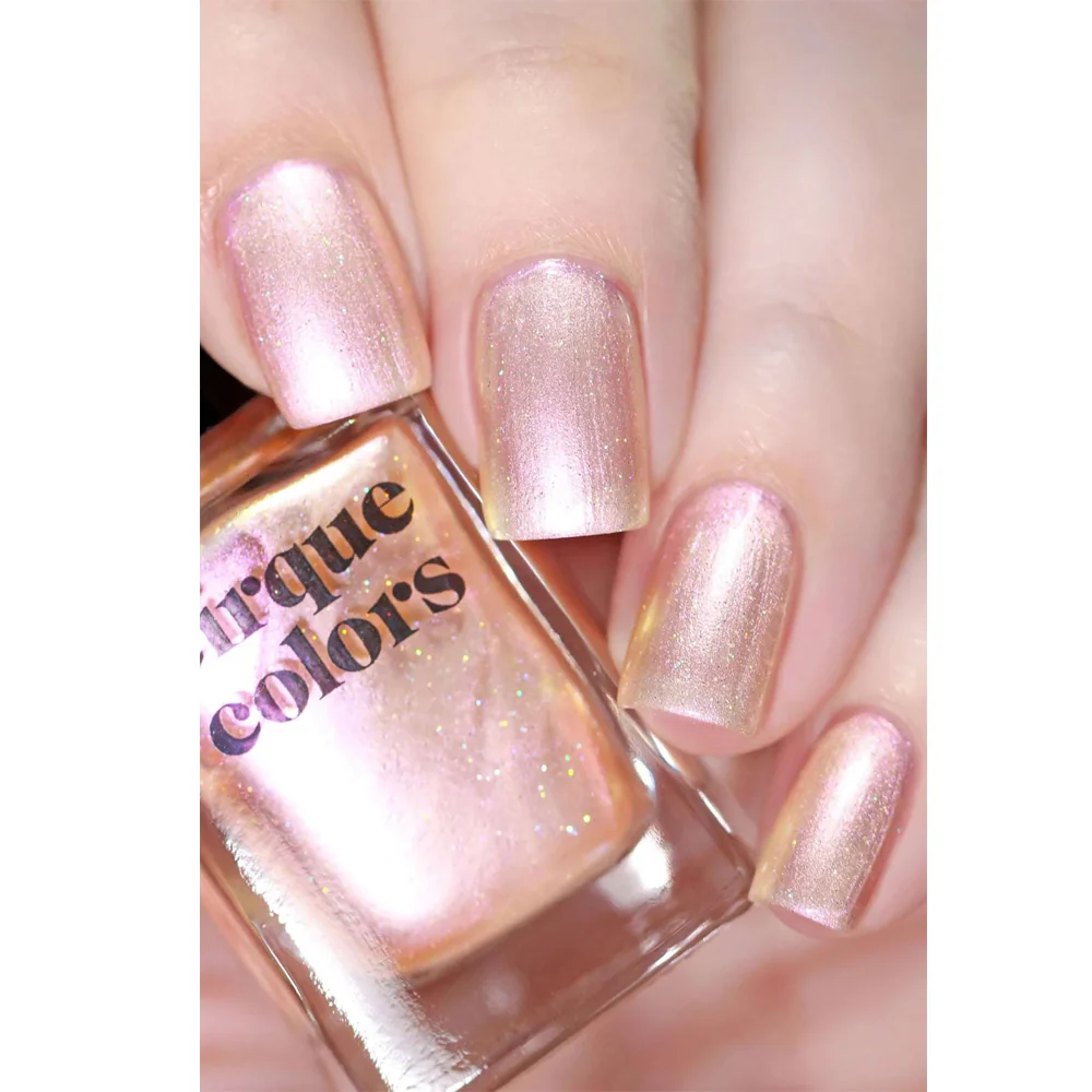 Nail Polish - Pearlescent Pink To Green Shimmer - Image 2