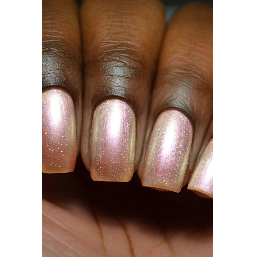 Nail Polish - Pearlescent Pink To Green Shimmer - Image 4