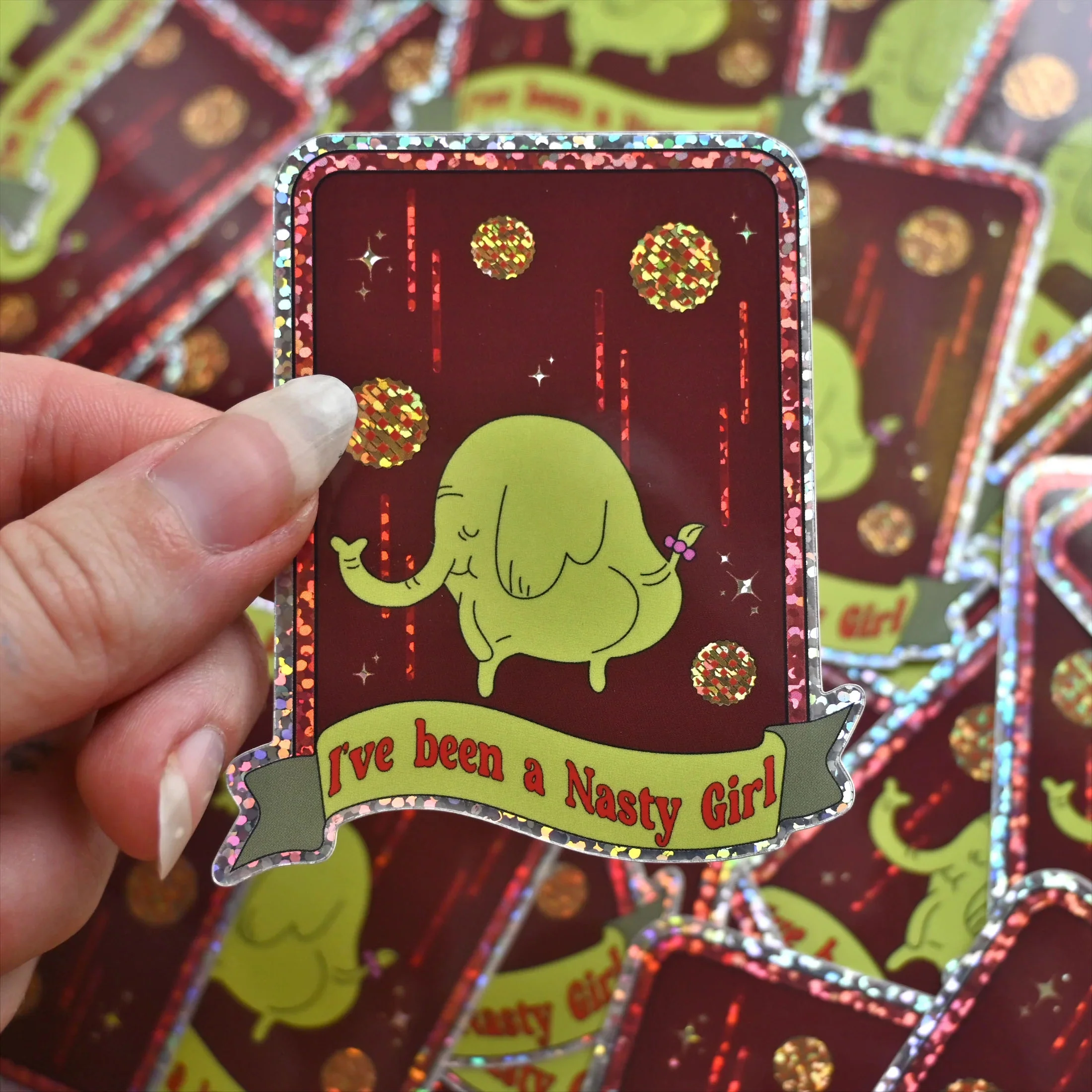 Nasty Girl Sticker