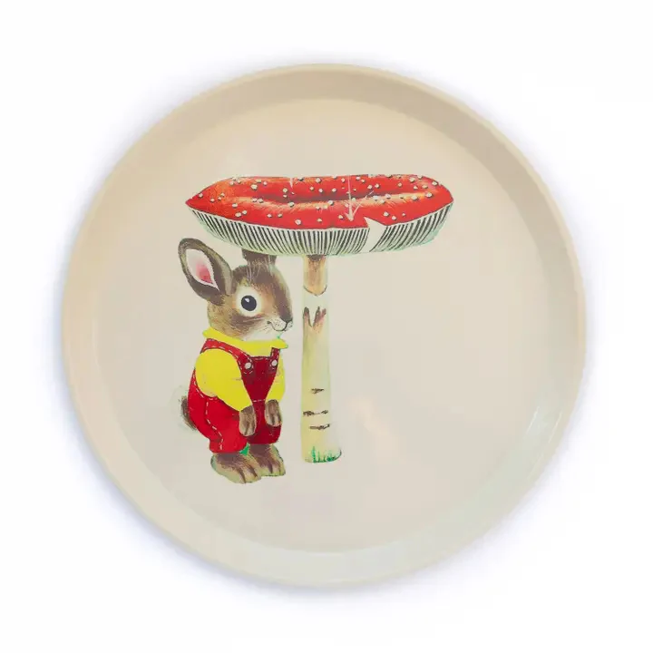 Nicholas Bunny Large Round Tray