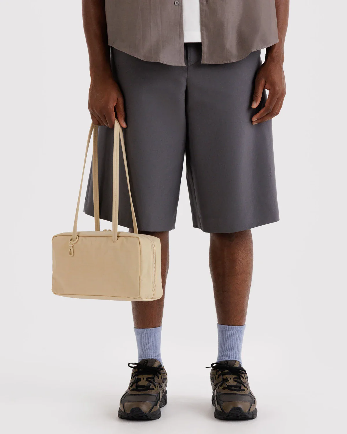 Nylon Bowler Bag - Custard - Image 2
