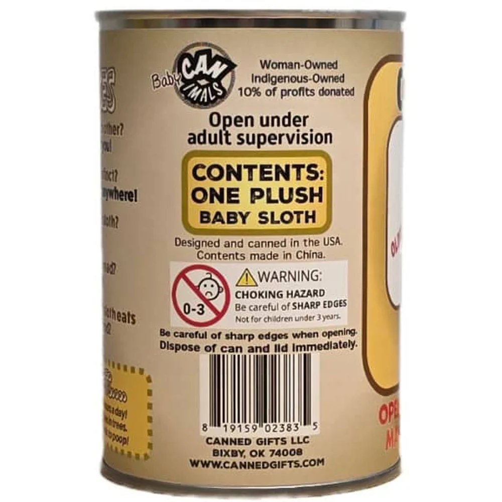 OIive the Canned Baby Sloth - Image 3