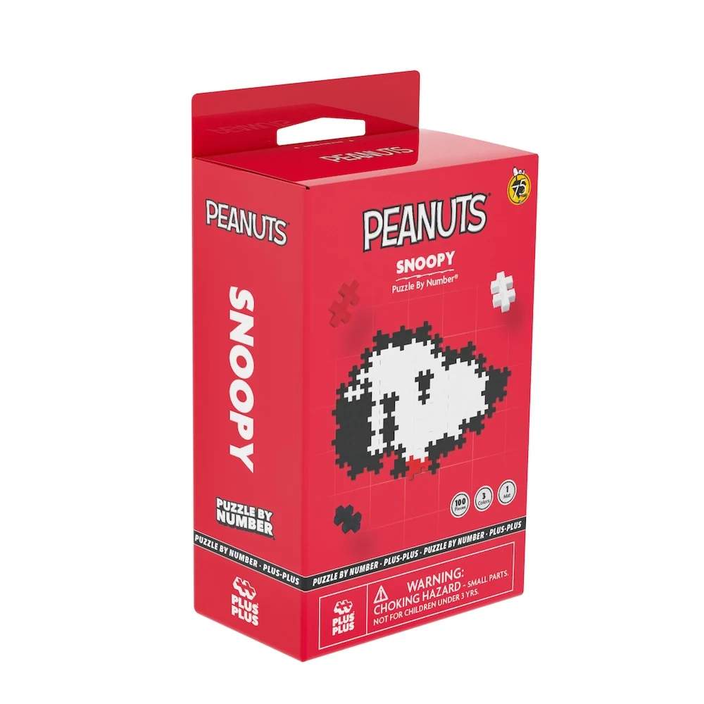 Peanuts Puzzle By Number - 100 Pc Box Snoopy