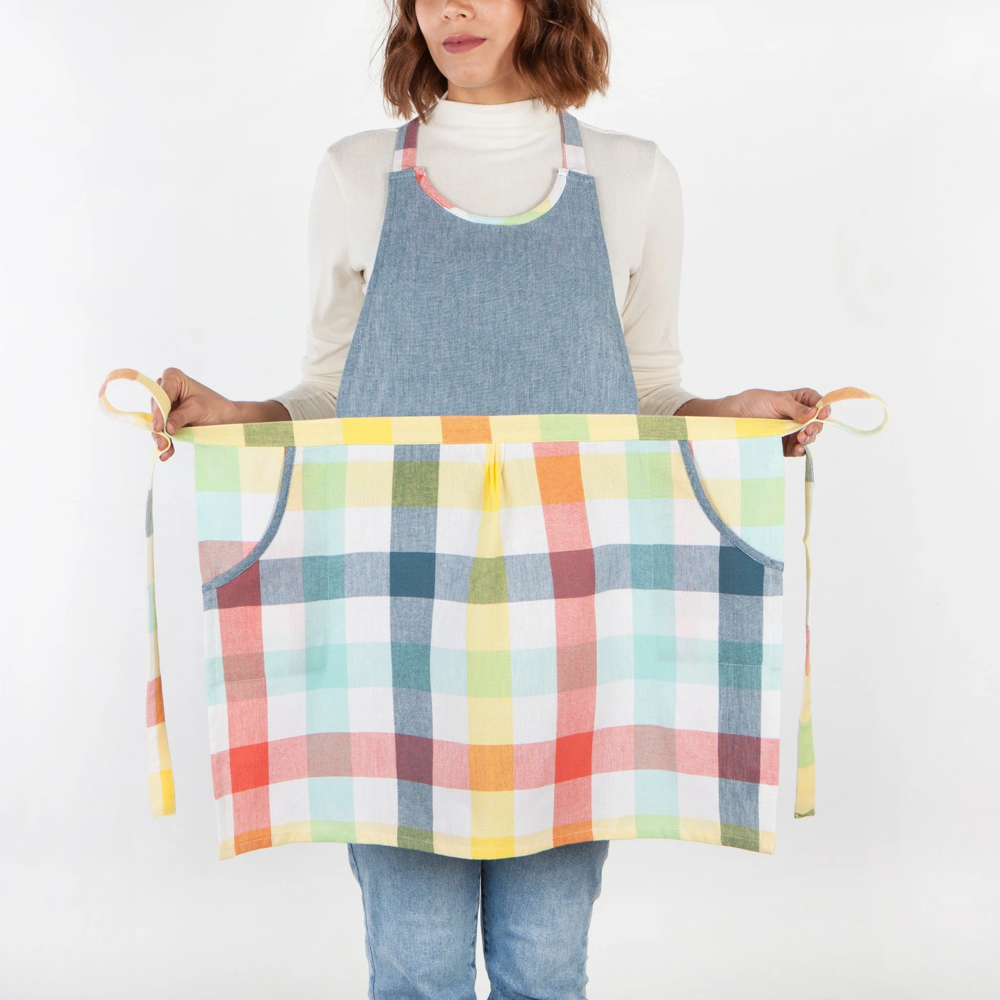 Petite Picnic Plaid Apron - Image 2