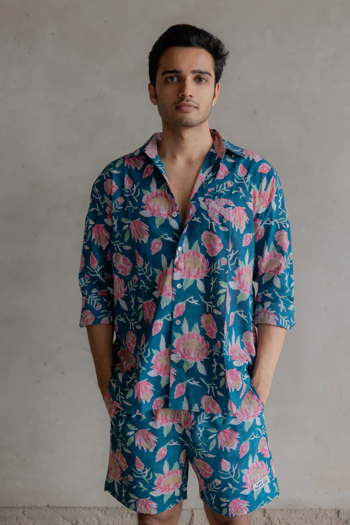 Pichola Handblock Printed Cotton Shirt