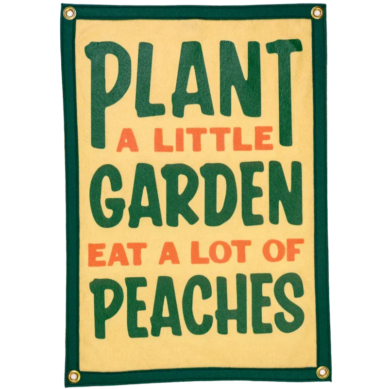 Plant a Little Garden Camp Flag