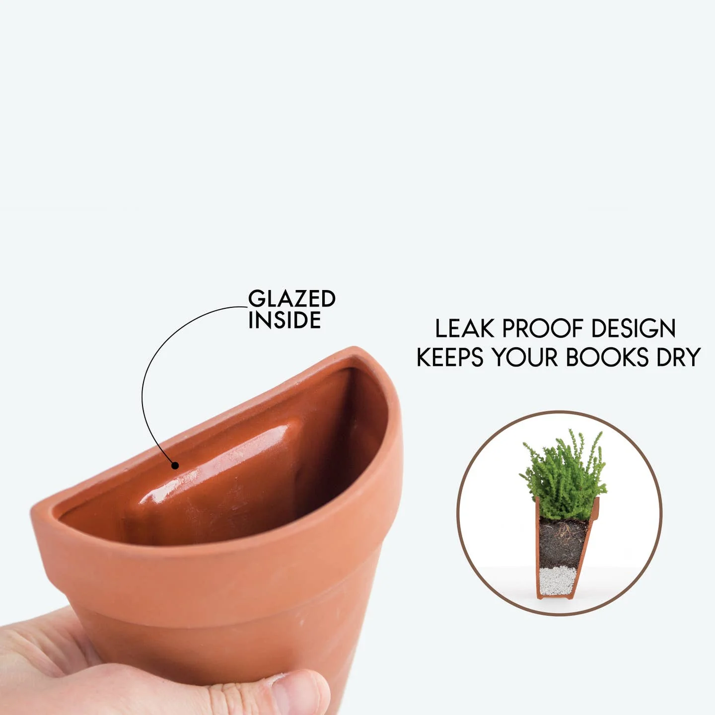Plant Pot Bookends - Image 2