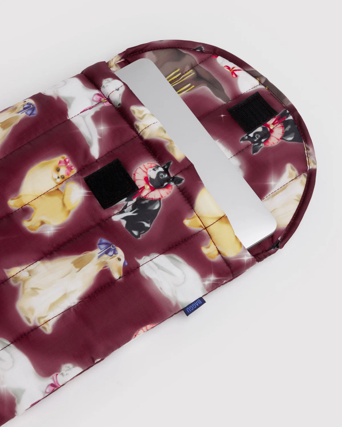 Puffy Laptop Sleeve 13/14"- Fancy Dogs - Image 2