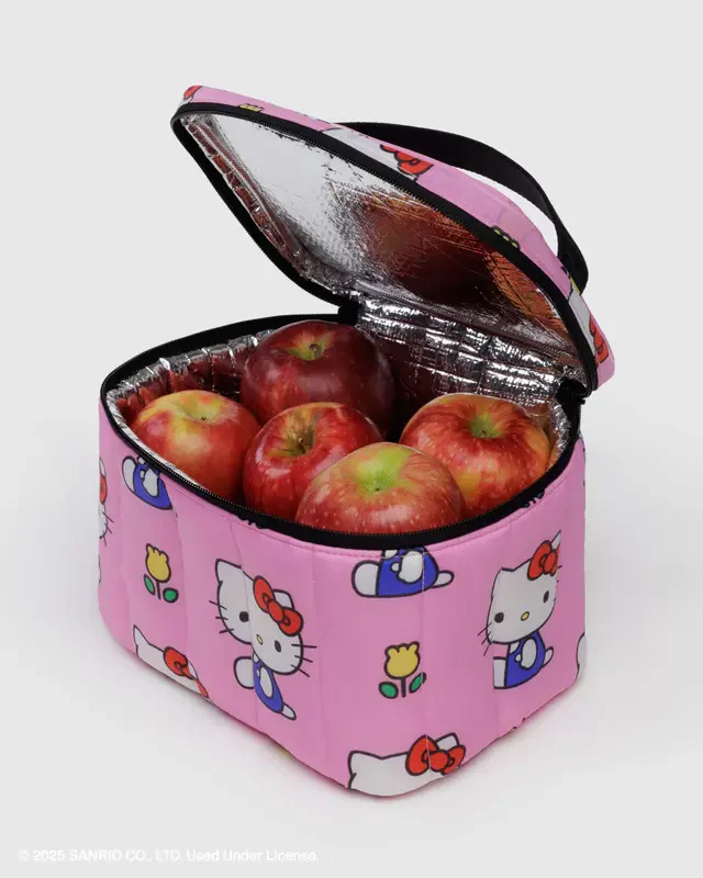 Puffy Lunch Bag - Hello Kitty Pink - Image 2