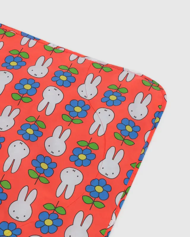 Puffy Picnic Blanket- Flower Miffy - Image 3