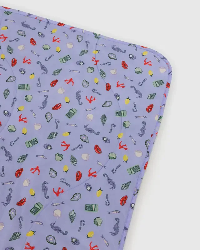 Puffy Picnic Blanket- Sea Charms - Image 2