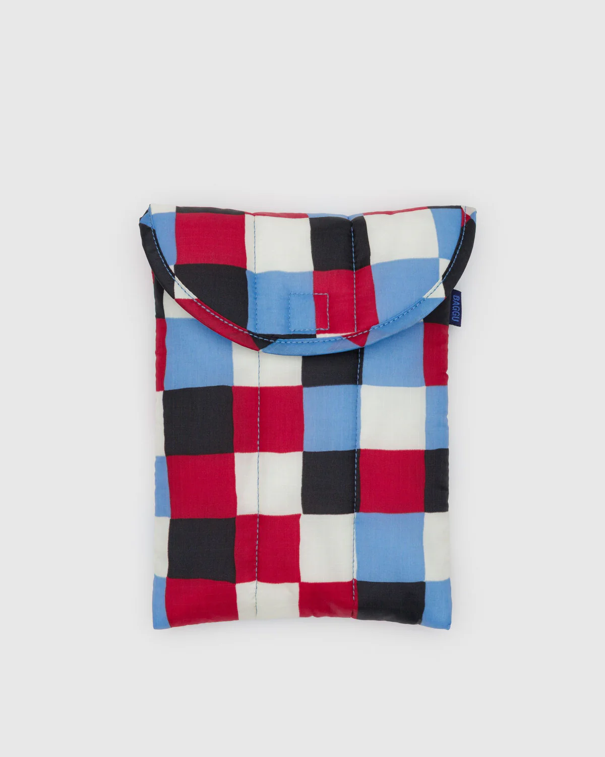 Puffy Tablet Sleeve- Painted Check