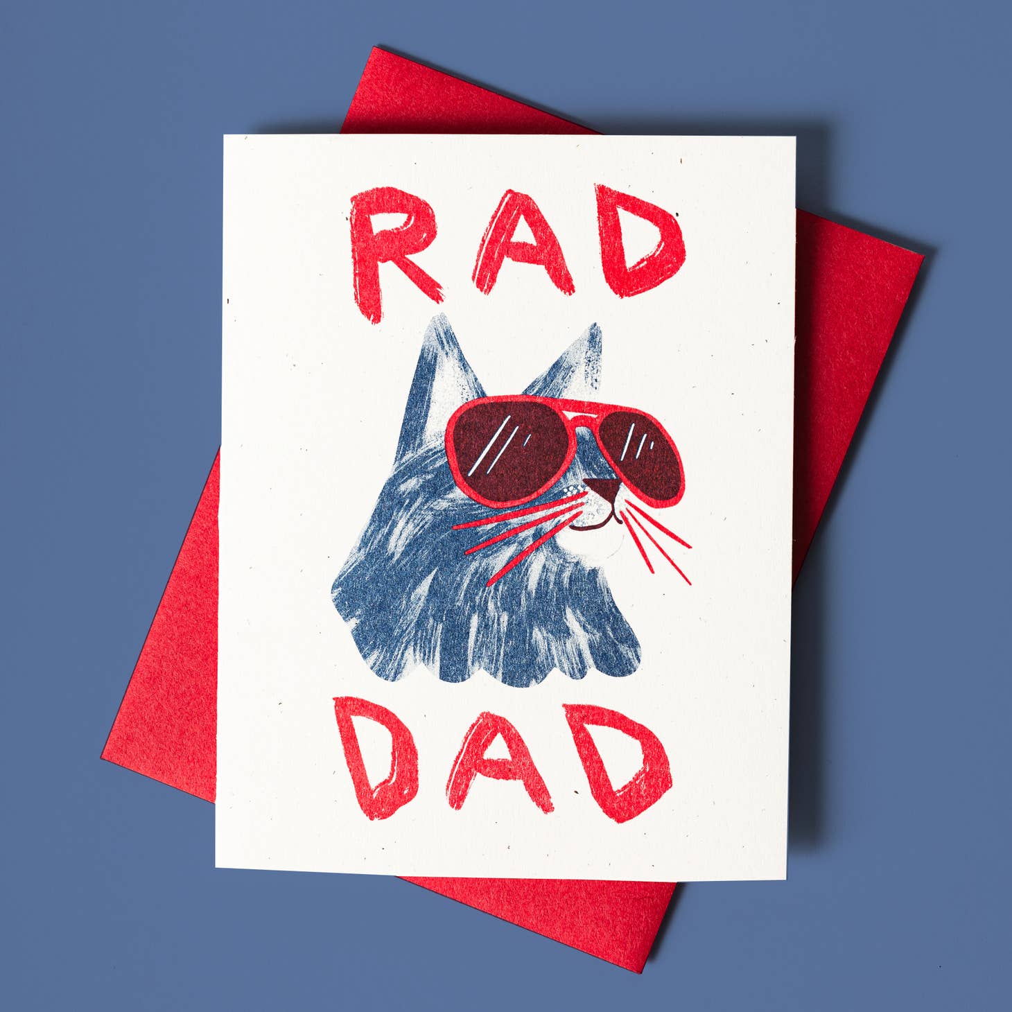 Rad Dad Risograph Card