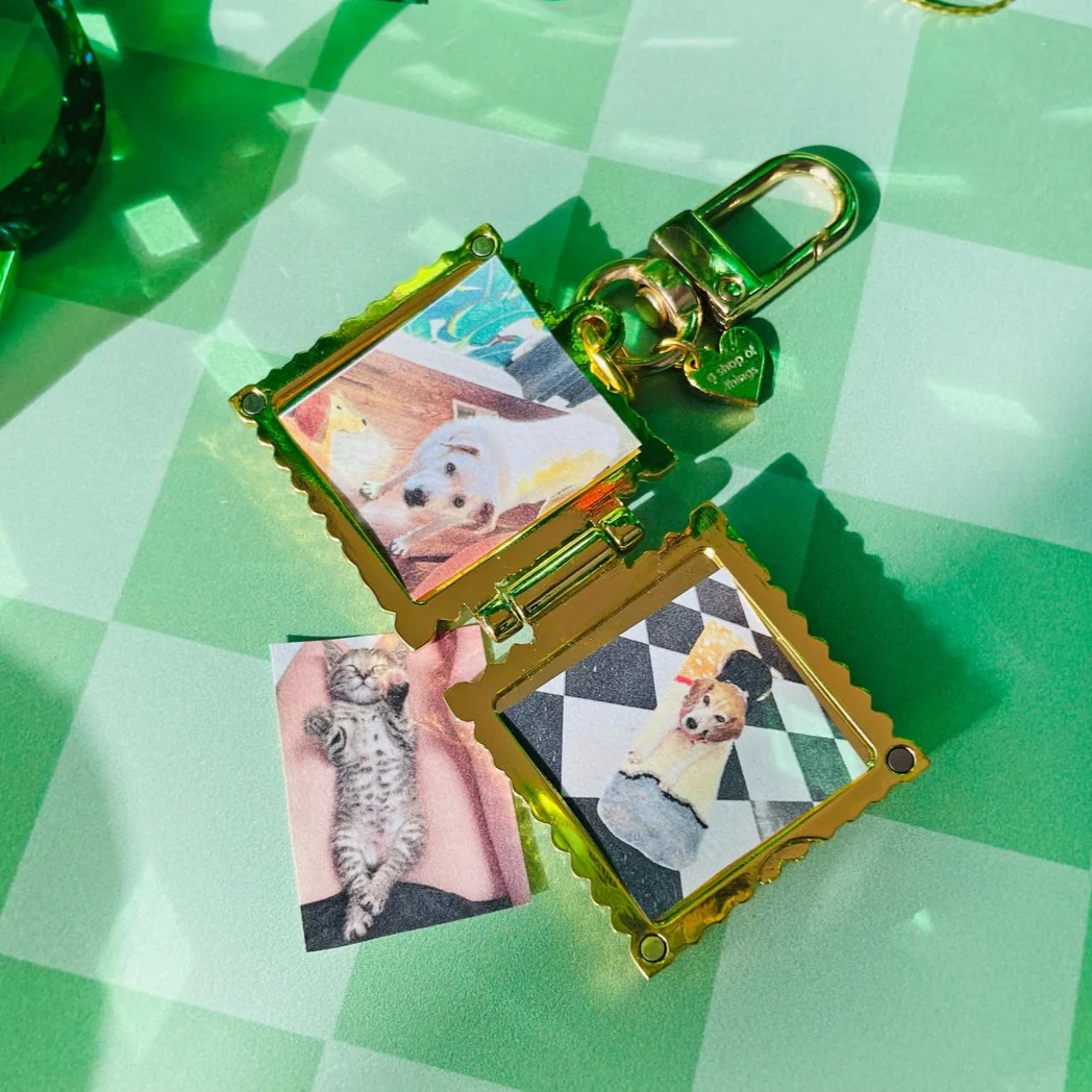 Ravioli Locket Keychain - Image 2