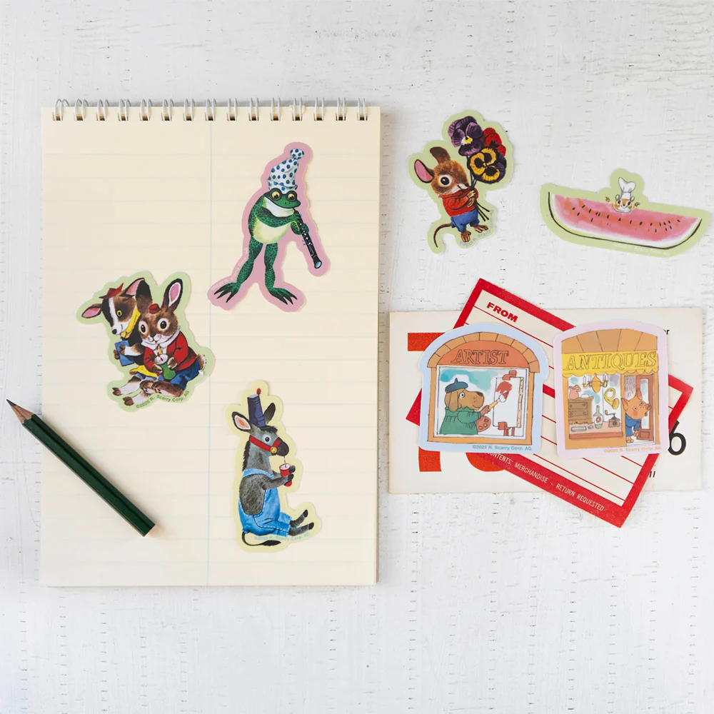 Richard Scarry Art Shop Sticker - Image 2