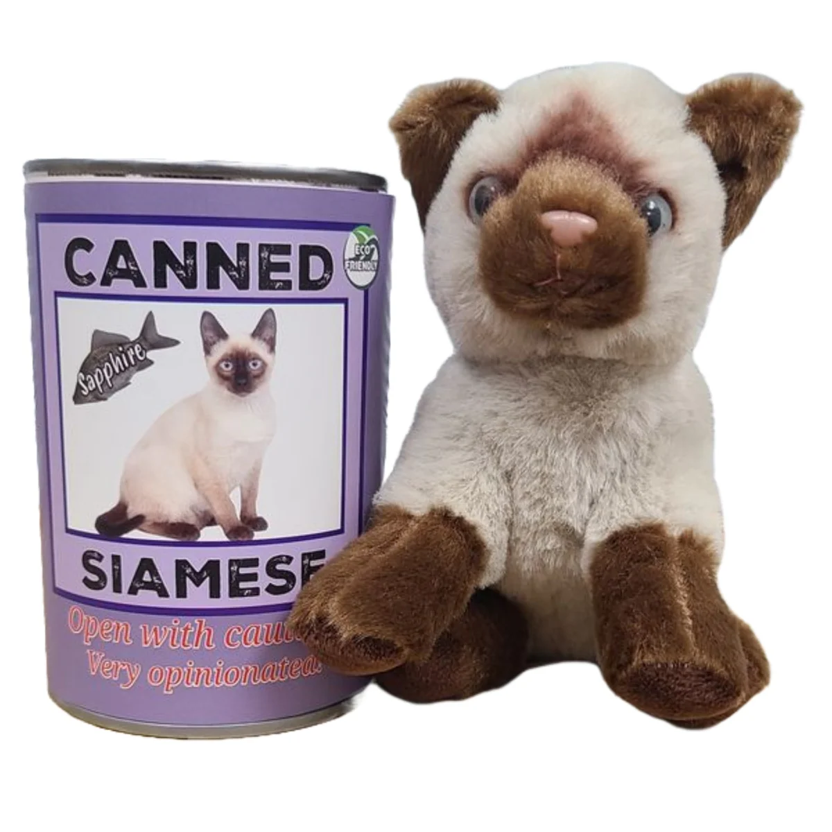 Sapphire the Canned Siamese Cat