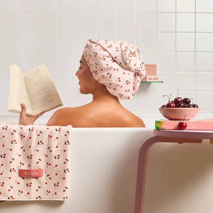 Satin Lined Flexi Shower Cap - Image 3