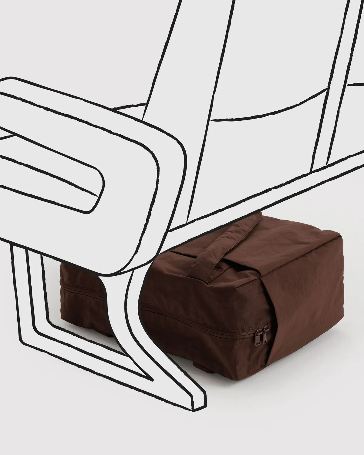 Small Cloud Carry On - Coffee - Image 5